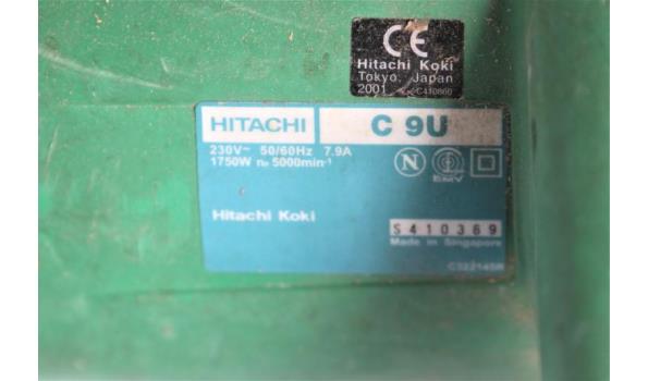 cirkelzaag HITACHI C9u, 1750w, 230v, werking niet gekend